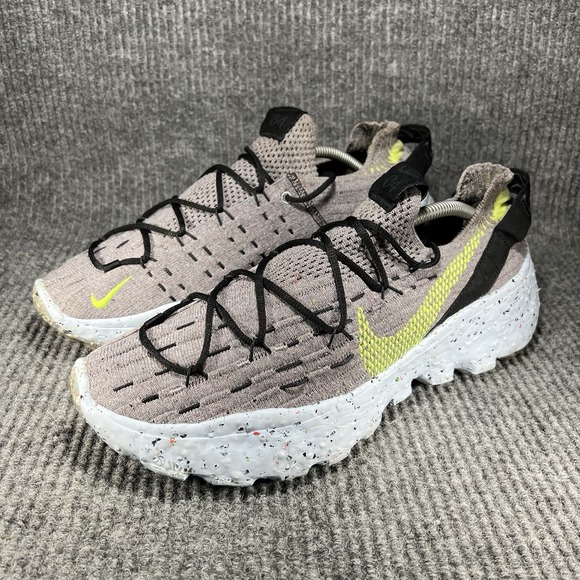Nike Other - Nike Space Hippie 04 Men's Size 12.5 Grey Volt Blue Green Shoes CZ6398-001